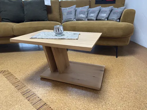 Couchtisch METTE Wildeiche massiv 70x54cm