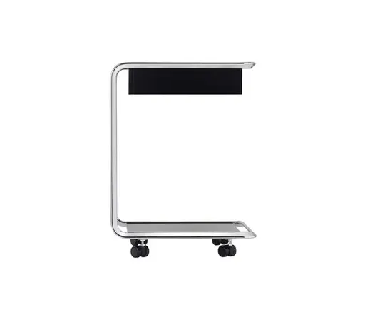 Oblique-Beistelltisch auf Rollen "K3CR" von TECTA