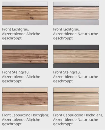 Dekor-Kombinationen Zweifarbig