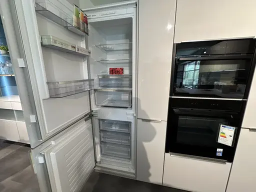 Einbauküche NovaLux Seidengrau Hochglanz Lack