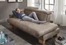 Recamiere und Sofa 2 sitzig Modell Lido